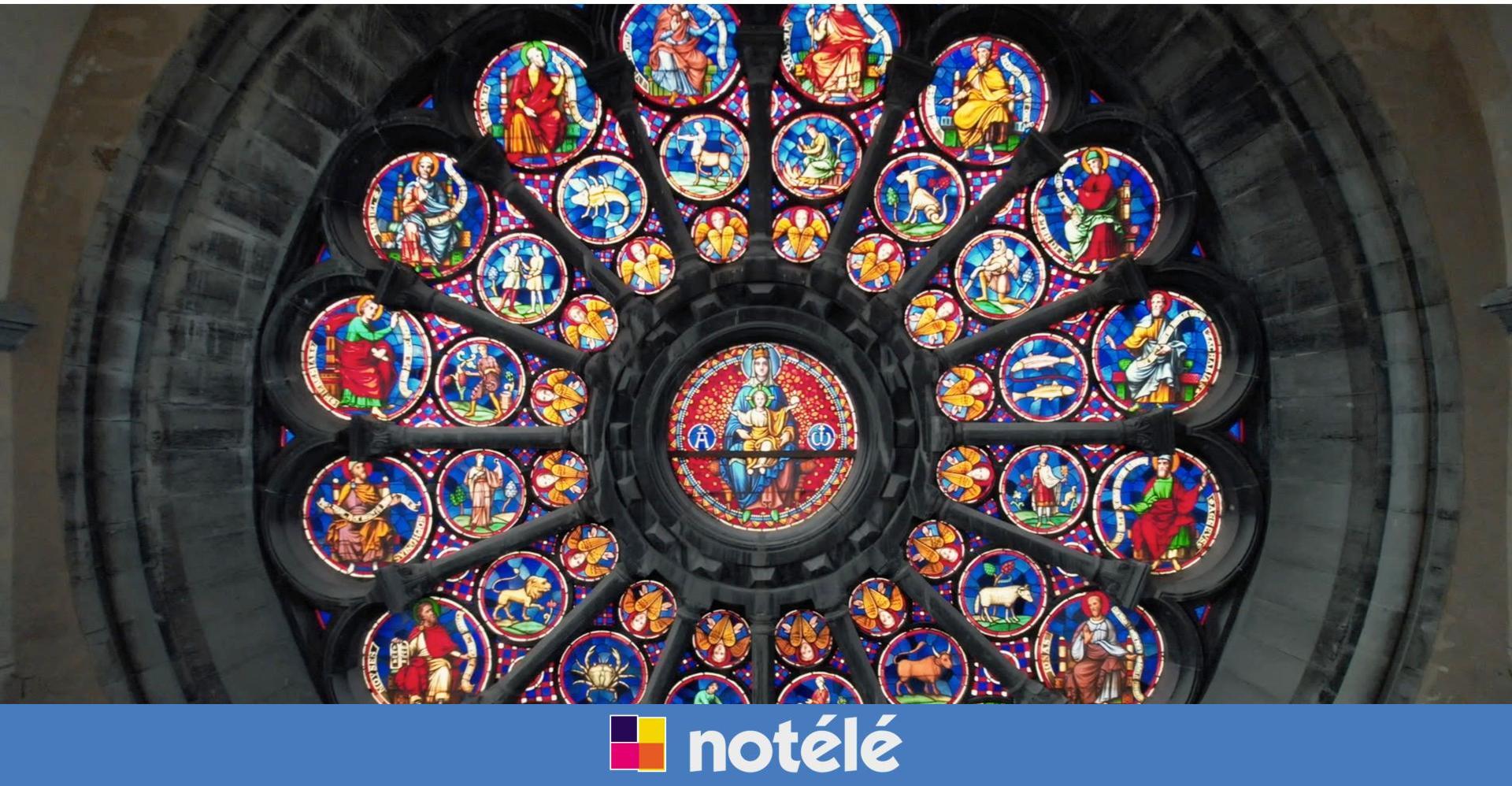 Suivez le guide une rose pour la cathédrale Notre Dame de Tournai